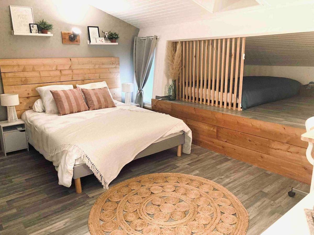 Appartement entier, Gîte cozy - jacuzzi privé intérieur - Calme et nature in Mouleydier, Périgord Pourpre
