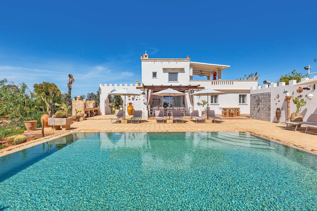 Villa pour 19 personnes avec piscine in Taurisano, Golfe de Tarente