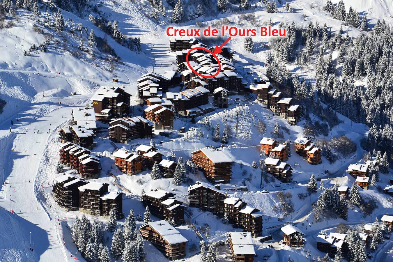 Appartement entier, Appartement Exposé Sud-Ouest, Avec Belle Vue Piste in Méribel-Mottaret, Les Allues