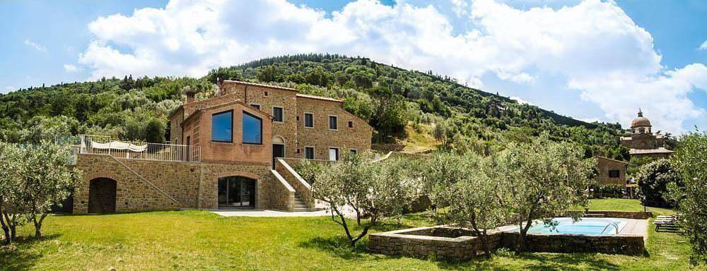 Holiday rental for 8 people, with garden and terrace in Cortona