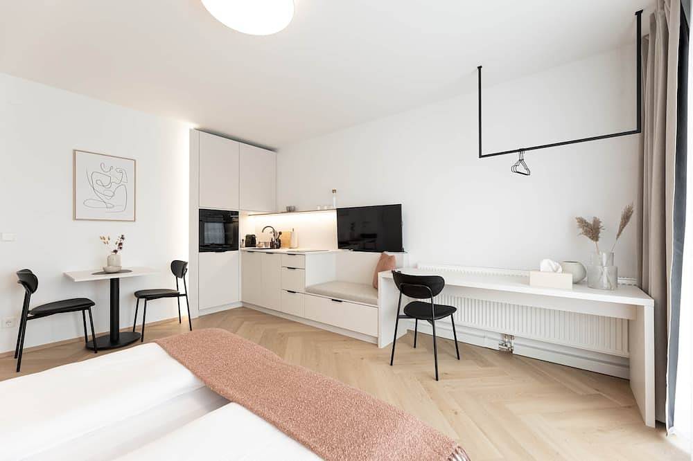 Ganze Wohnung, Top 1 Modernes Studio nahe der Therme Bad Schallerbach in Bad Schallerbach, Bezirk Grieskirchen
