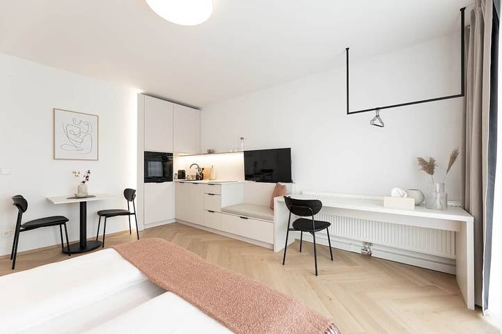 Ganze Wohnung, Top 1 Modernes Studio nahe der Therme Bad Schallerbach in Bad Schallerbach, Bezirk Grieskirchen
