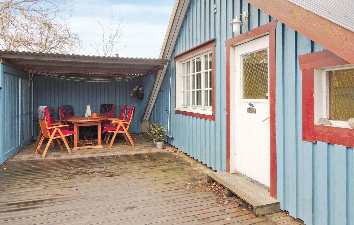 Hel semesterlägenhet, Lägenhet för 6 Personer med terass in Falkenbergs region