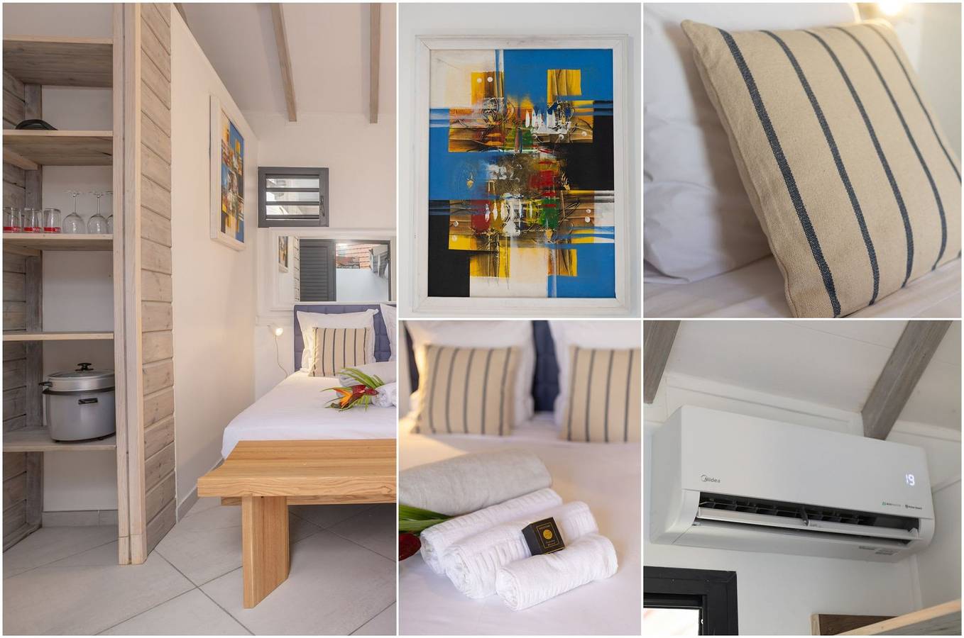 Estudio entero, Bungalow Punchcoco - Beachfront in Les Trois-Îlets, Martinica