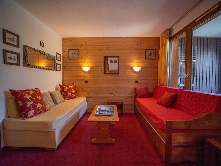 Studio voor 4 personen, met balkon in Valmorel