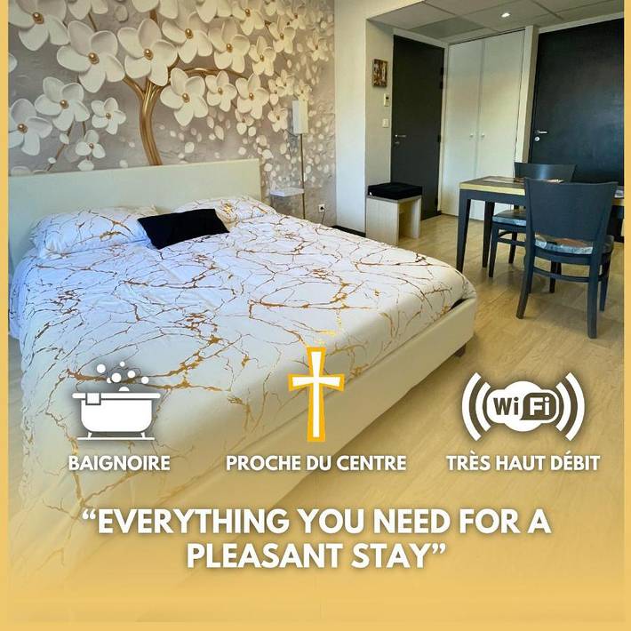 Gîte pour 2 personnes, avec vue dans Gare De Lourdes