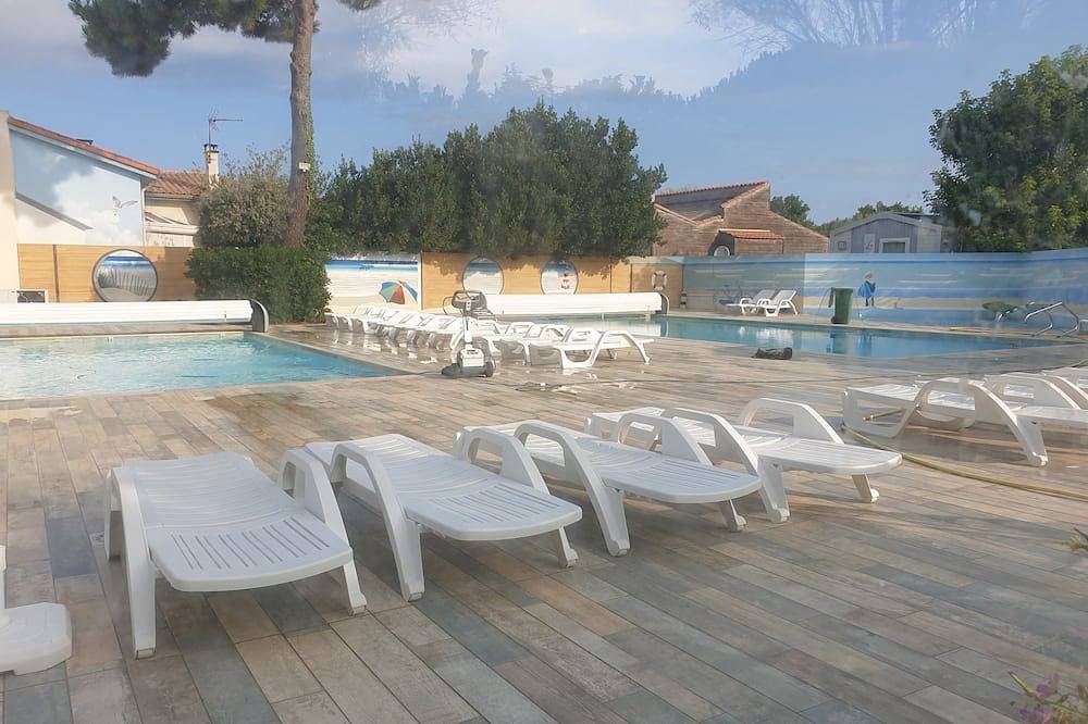 Mobilhome Oléron Cotinière 🌊 5 pers piscine & vélos in La Cotinière, Saint-Pierre-d'Oléron