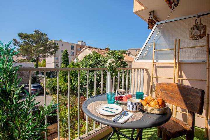 Studio für 2 Personen, mit Balkon, mit Haustier in Cavalaire-sur-Mer - 4