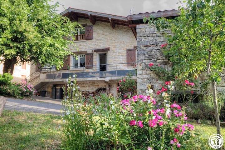Location de vacances pour 6 personnes, avec Balcon et Jardin dans Bohas-Meyriat-Rignat