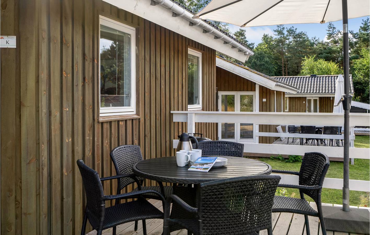 Feriehus for 4 personer med pool in Humble, Langeland