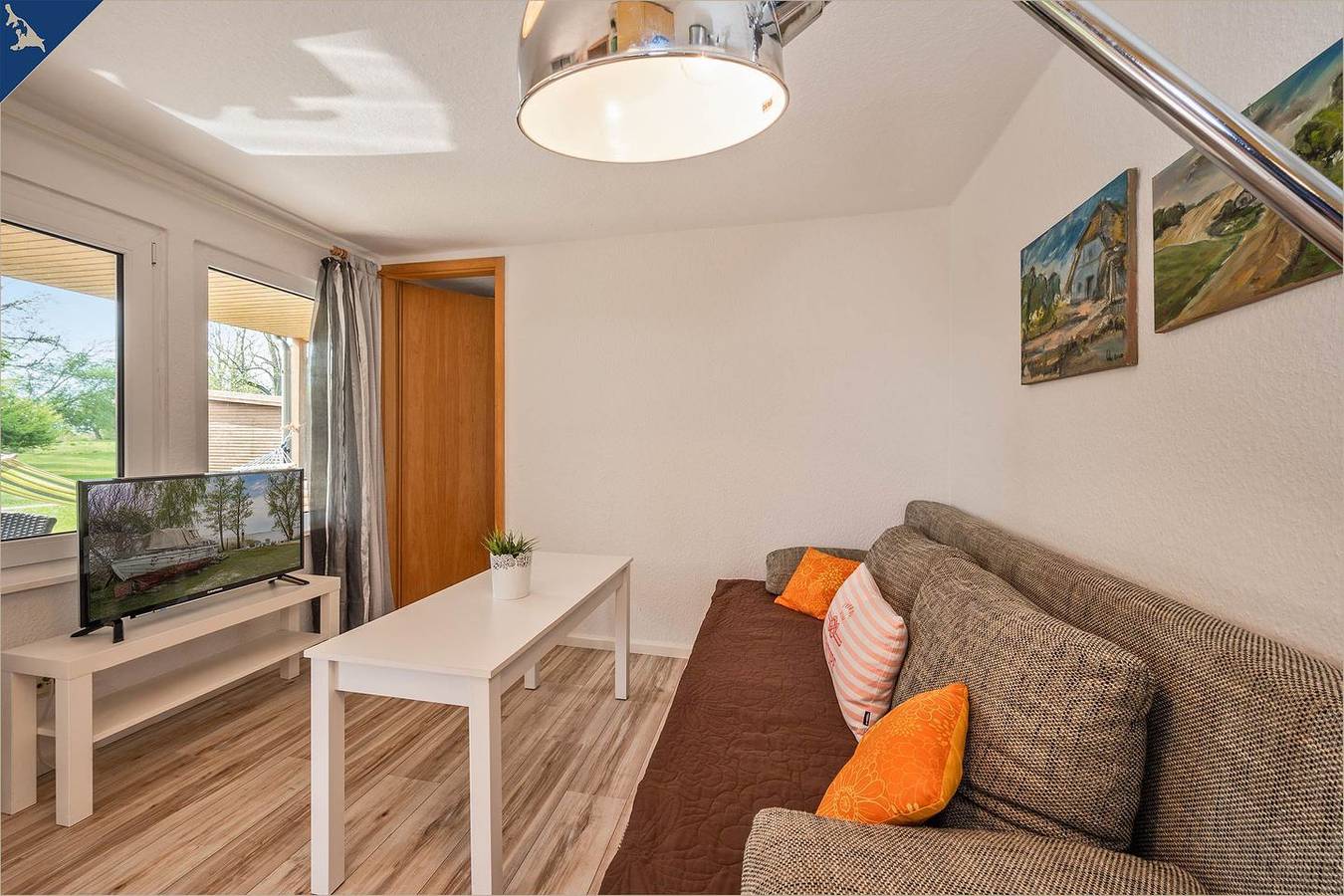 Ganze Wohnung, Moderner Bungalow in Lütow am Achterwasser mit Terrasse und Stegzugang in Lütow, Usedomer Norden