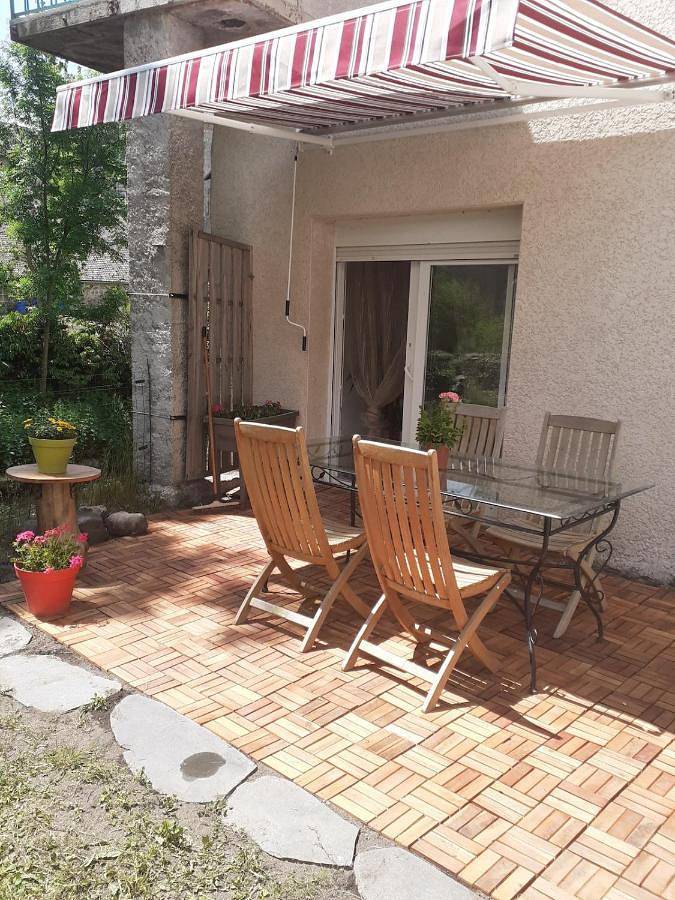 Appartement de vacances pour 4 personnes, avec Terrasse et Jardin