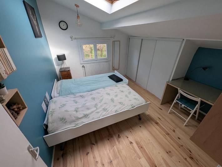 Location de vacances pour 2 personnes, avec jardin et vue à Léognan