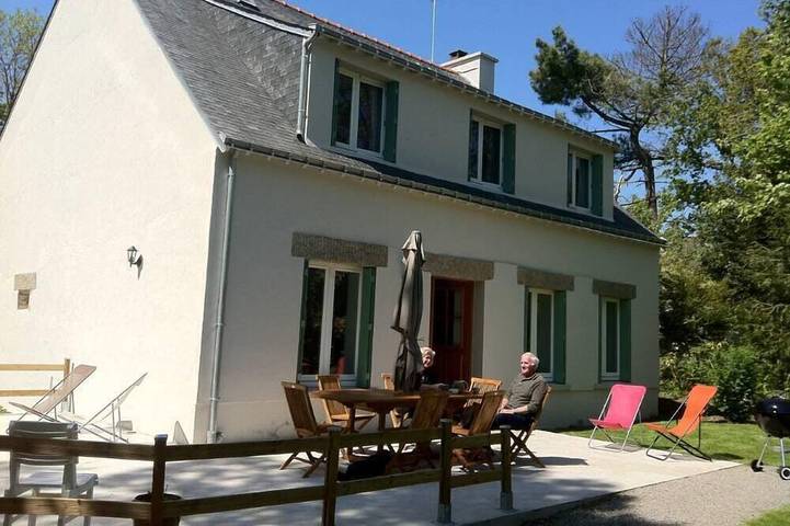 Maison de vacances pour 8 personnes, avec jardin et terrasse dans Plage Kerfany