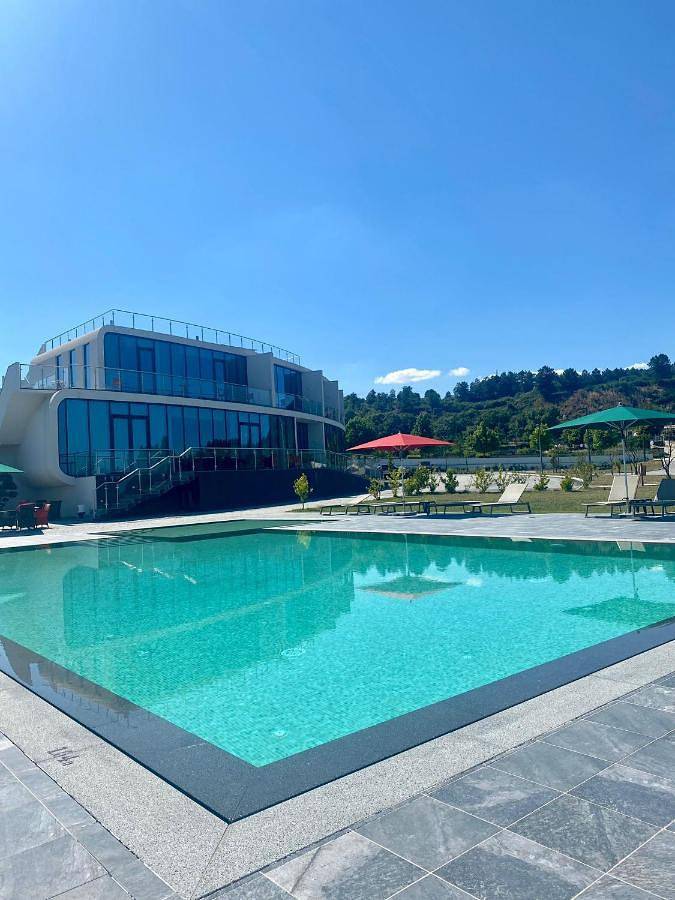Hôtel pour 3 personnes, avec Terrasse ainsi que Jardin et Piscine à Vila Flor