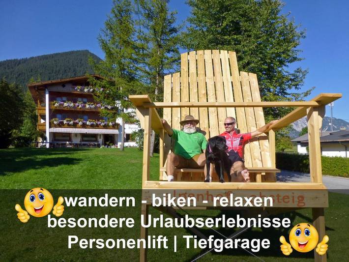Ferienhaus für 5 Personen, mit Balkon und Terrasse sowie Sauna und Ausblick in Obsteig