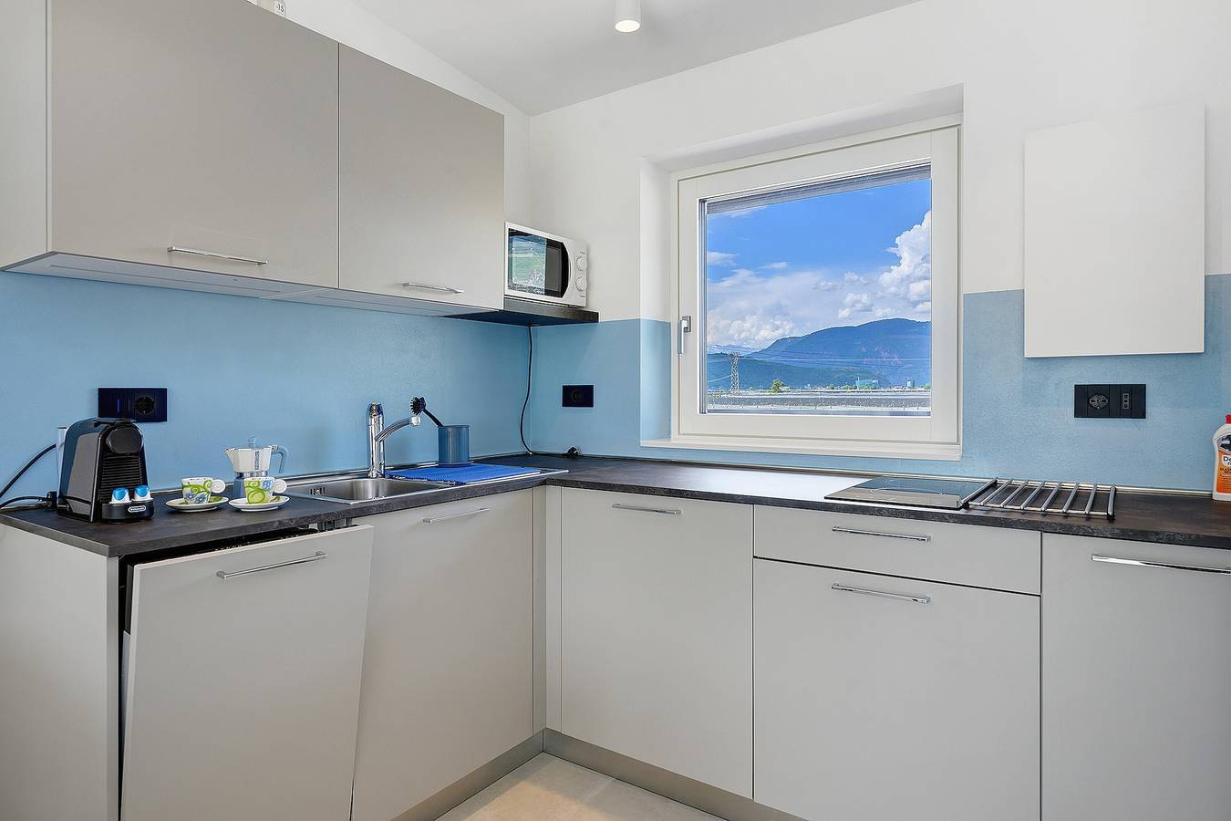 Ganze Wohnung, Bike Apartments Curti "Himmelblau" mit Sonnenterrasse & Alpenpanorama in Leifers, Fleimstaler Alpen