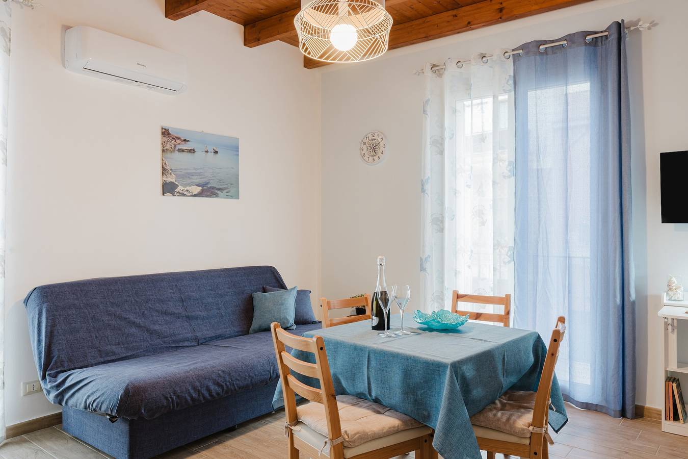 Geheel appartement, Appartement 'Casa Del Pescatore' met Balkon, Wi-Fi en Airconditioning in Trappeto, Provincie Palermo