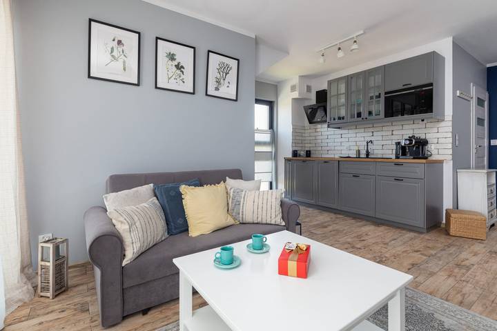 Ferienwohnung für 4 Personen, mit Balkon/Terrasse und Whirlpool, mit Haustier in Polen