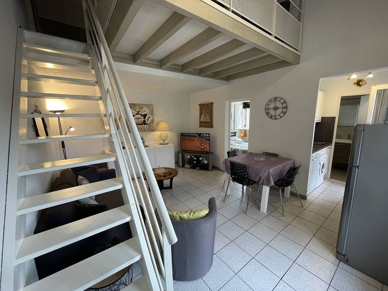 Villa 3 pièces mezzanine avec piscine, tennis, proche plage et port à Saint-Cyprien, 6 couchages in Saint-Cyprien-Plage, Saint-Cyprien