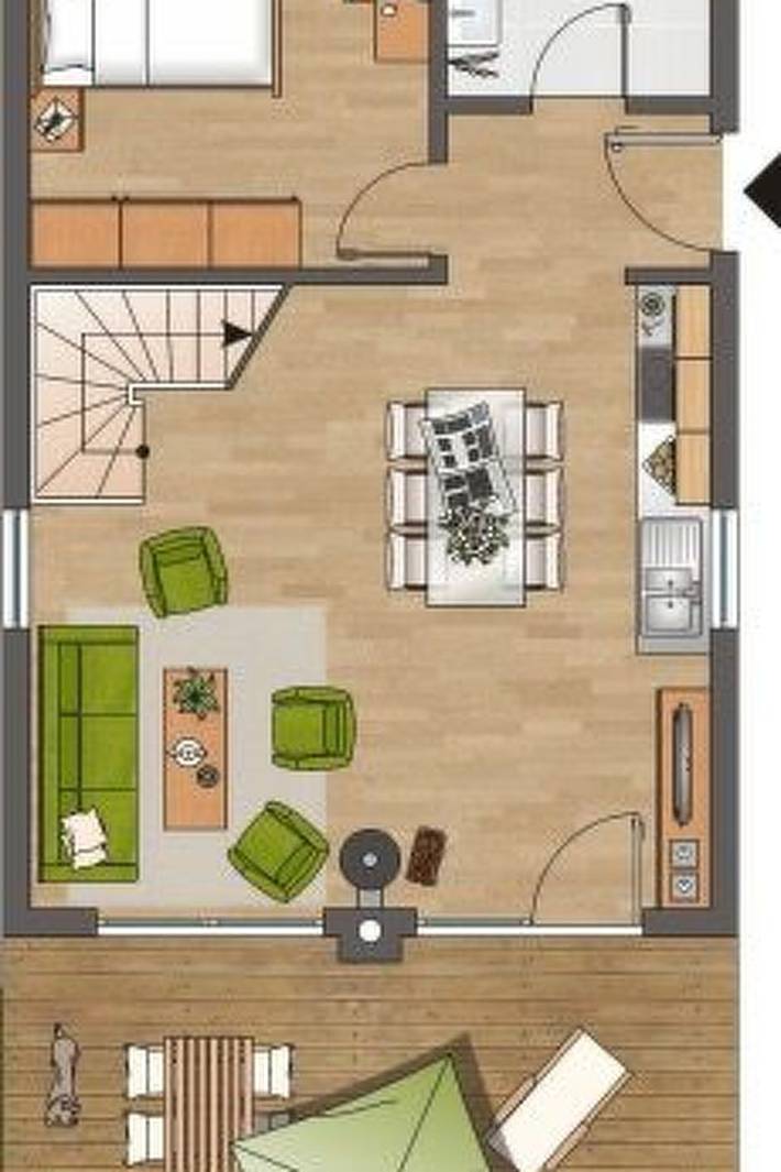 Ferienhaus für 4 Personen, mit Garten in Naturpark Barnim - 4
