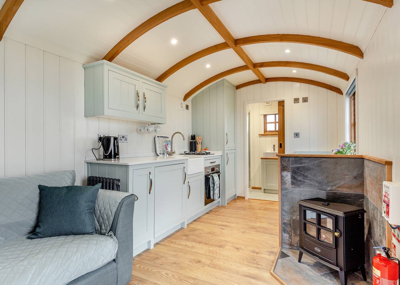 Wheal Shepherd Hut in St Agnes, Cornwall