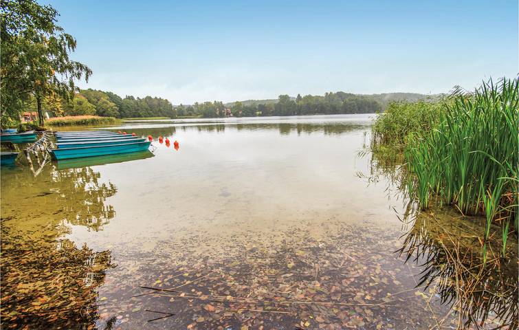 Ferienhaus für 4 Personen mit Terrasse in Powiat Olsztyński