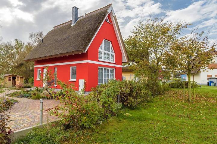 Ferienhaus für 4 Personen, mit Terrasse und Garten sowie Sauna