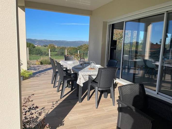 Maison de vacances pour 6 personnes, avec sauna ainsi que jardin et jacuzzi