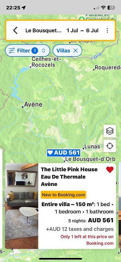 Location de vacances pour 4 personnes, avec vue à Le Bousquet-d'Orb - 2