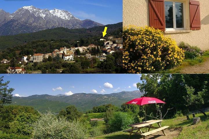 Chambre d’hôte pour 2 personnes, avec jardin en Corse