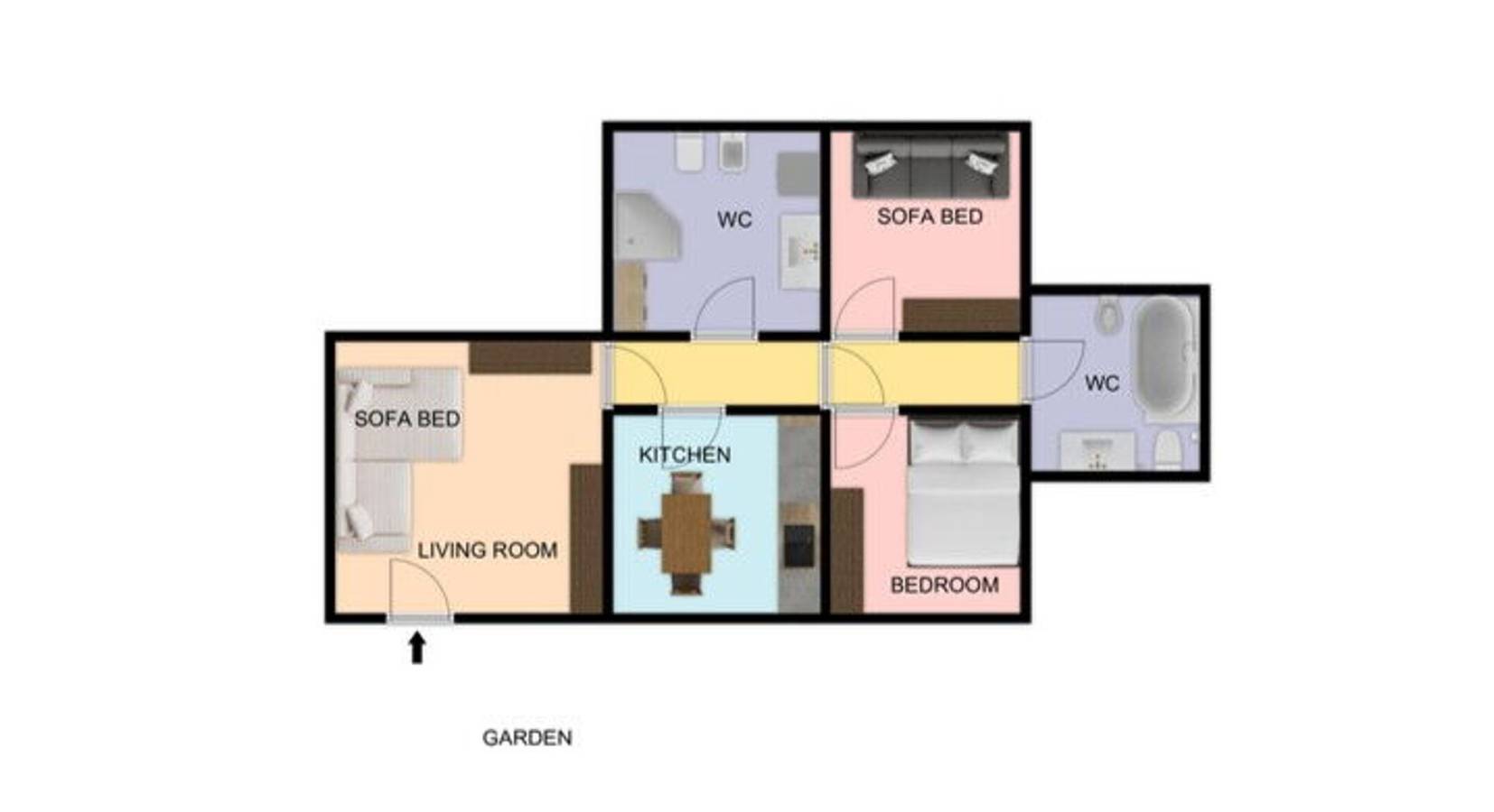 Ganze Wohnung, Corte Marina Apartment in Senigallia, Senigallia (Gemeinde)