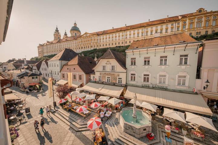 Hotel für 2 Personen, mit Terrasse und Ausblick in Melk