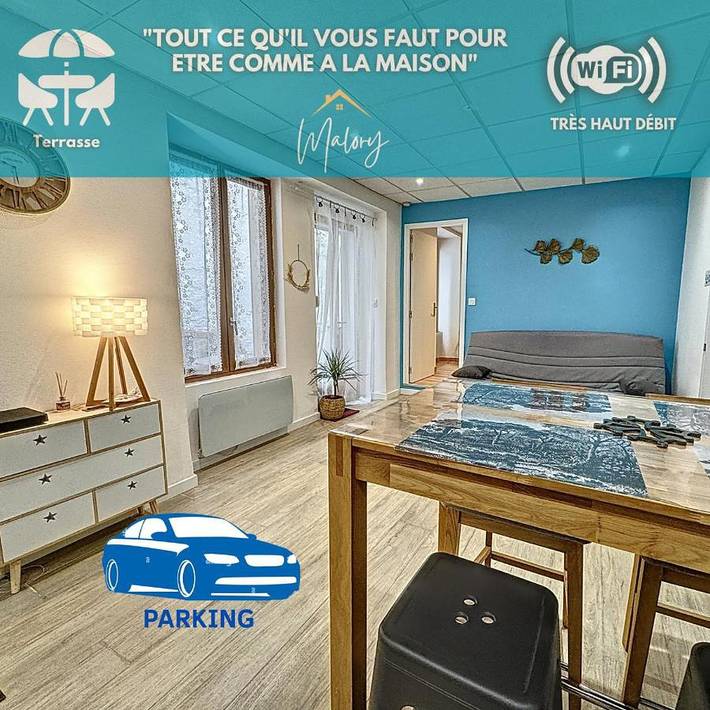 Appartement de vacances pour 4 personnes, avec terrasse