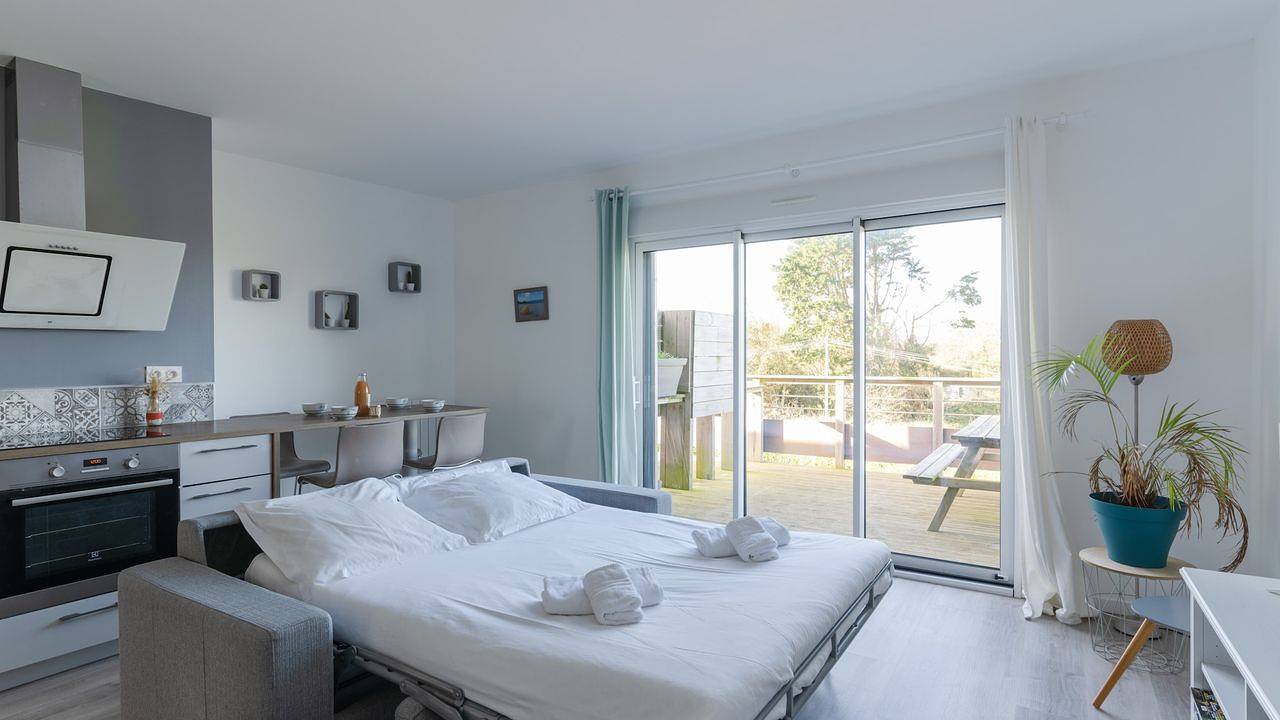 Apartamento vacacional entero, Ferienwohnung für 4 Personen (60 m²) in Ploudalmézeau in Ploudalmézeau, Región de Brest