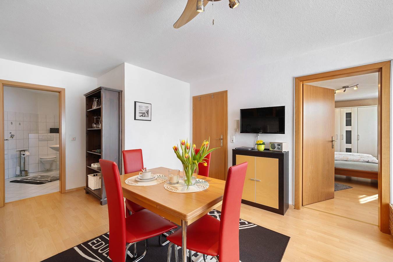 Ganze Wohnung, Ferienwohnung 'Alexander' mit Gemeinschaftsterrasse, Balkon und Wi-Fi in Schonach, Südschwarzwald