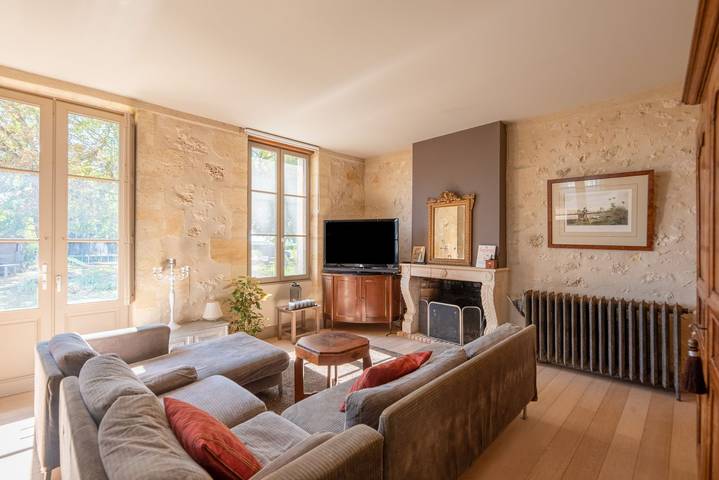 Château pour 8 personnes, avec jardin ainsi que terrasse et jacuzzi en Gironde - 4