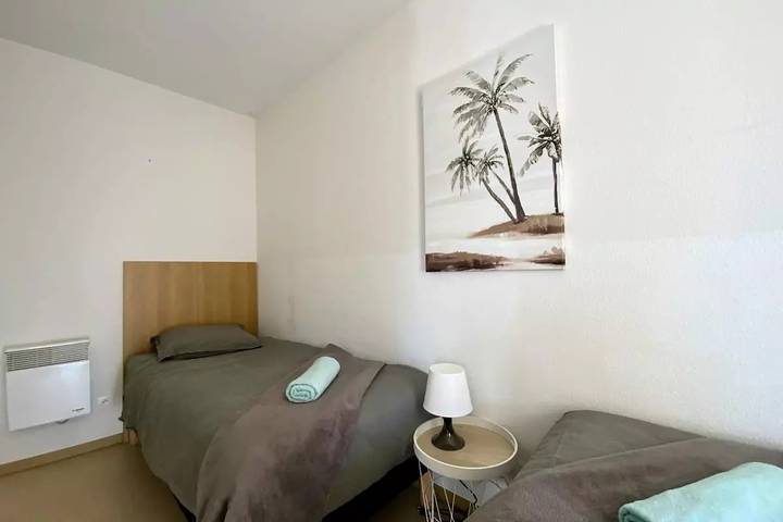 Apartamento de vacaciones para 6 personas, con balcón y piscina, Se admiten mascotas - 1