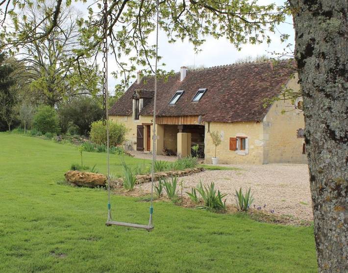 Location de vacances pour 3 personnes, avec jardin et vue, adapté aux familles à Châteauvieux - 2