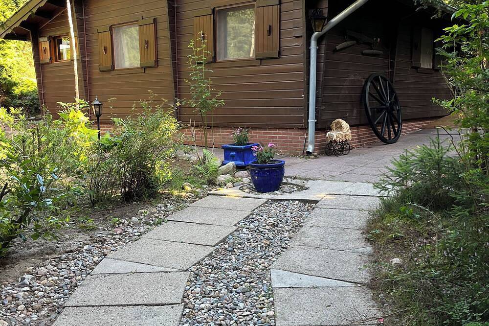 Nature pur – Haus mit großem Garten am Wald in Langendorf, Elbtalaue