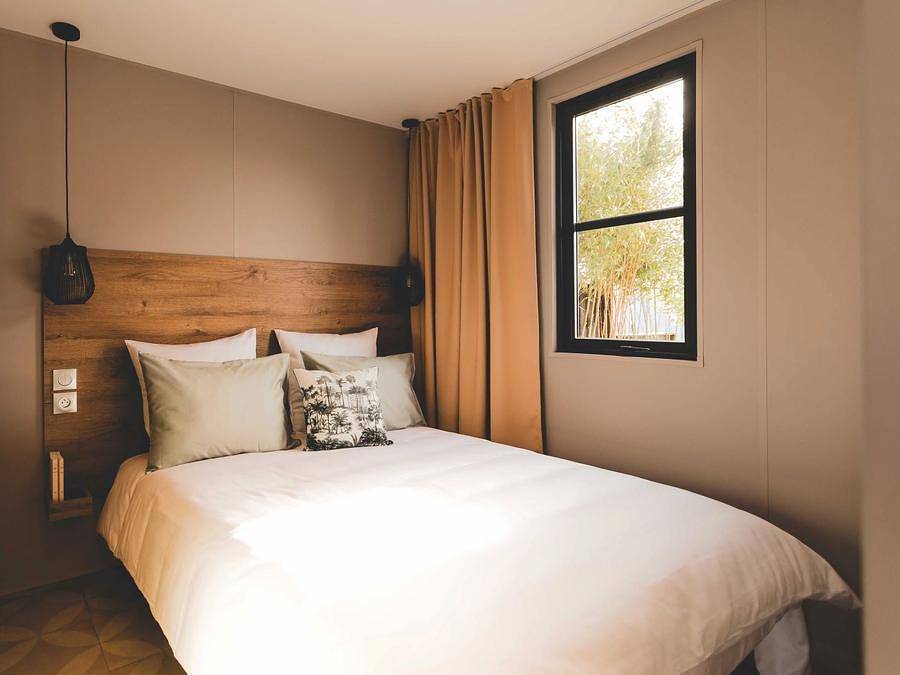 Camping Le Château - Mobilheim 4 personen - Cani Cottage 2 Zimmer ca. 30m² in Saint-Hilaire-de-Riez, Loire-Tal