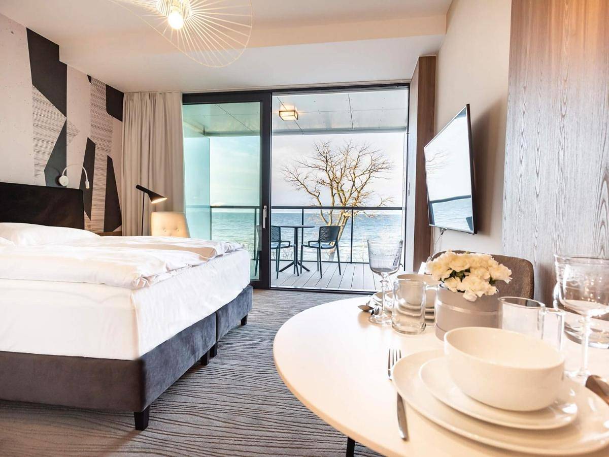 Geheel appartement, Studio with Sea View in Kołobrzeg, Baltic Sea Pomerania