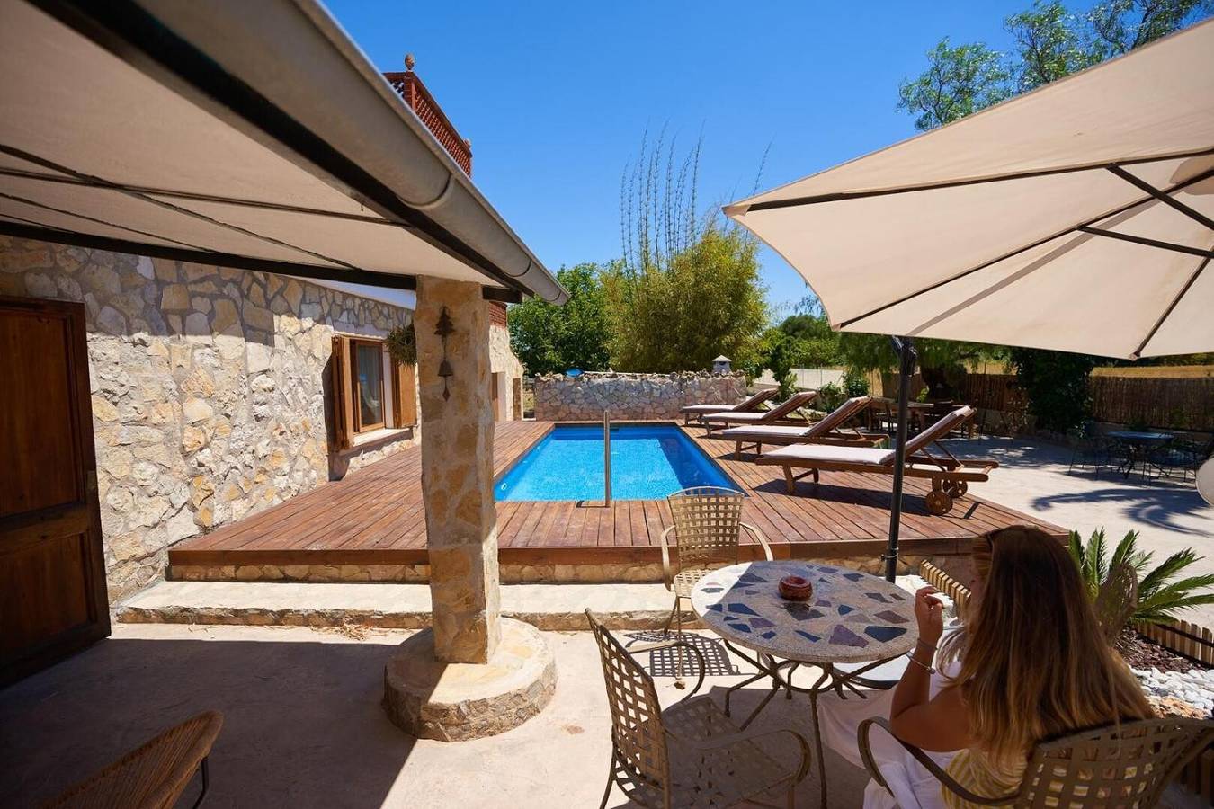 Villa 'Son Roig' mit Bergblick, Wi-Fi und Klimaanlage in Maria de la Salut, Mallorca Inselmitte