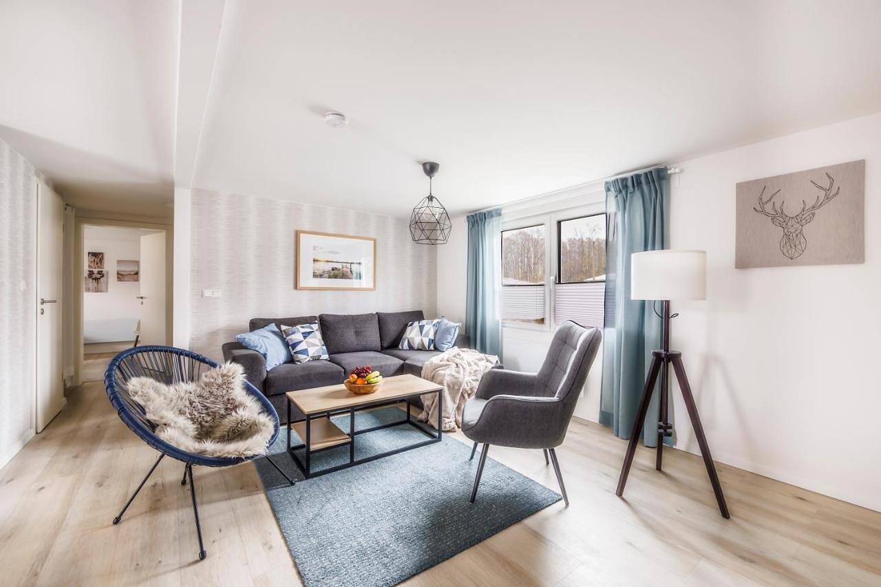 Ferienhaus Waldgeflüster 70 Qm I überdachte Terrasse I 2 Schlafzimmer I Strandnah in Grimnitzsee, Joachimsthal