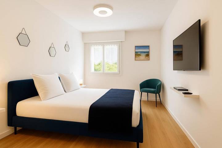 Gîte pour 4 personnes, avec balcon dans Gare De Nice Riquier - 4