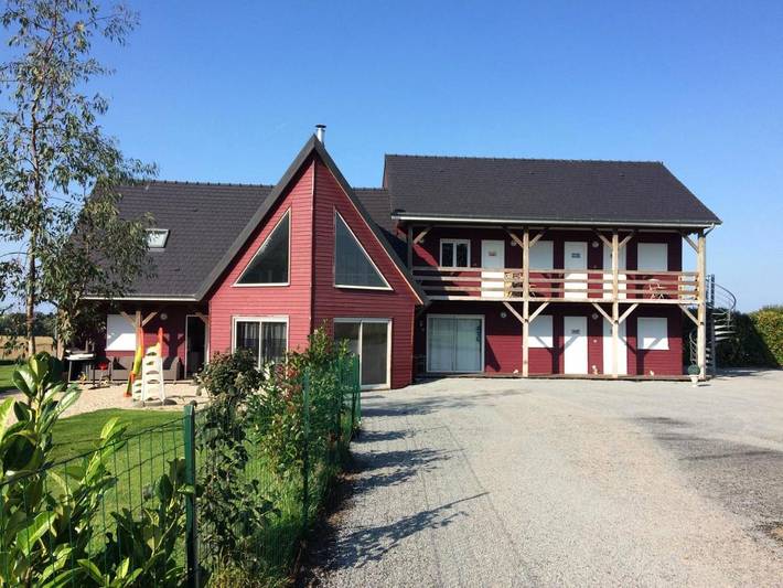 Cottage pour 3 personnes, avec jardin ainsi que vue et terrasse à Vittefleur