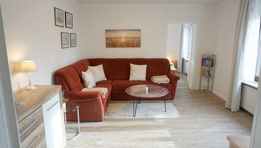 Ferienwohnung für 4 Personen, mit Balkon/Terrasse und Terrasse sowie Garten in Tönning