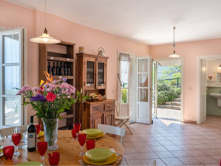 Ferienhaus mit Meerblick für 6 Personen, mit Terrasse und Garten sowie Ausblick in Ligurien - 4