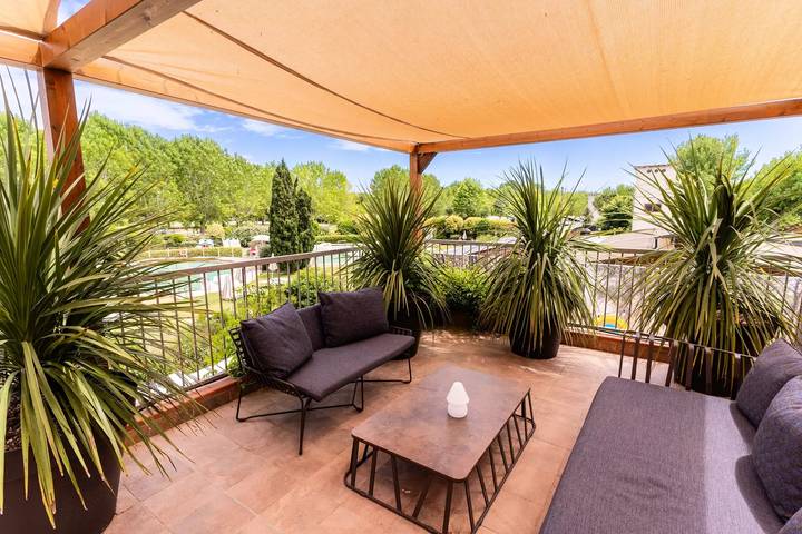 Camping für 4 Personen, mit Terrasse und Pool, mit Haustier in Italienische Riviera - 4