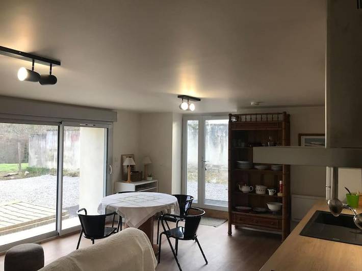 Appartement de vacances pour 4 personnes, avec Terrasse ainsi que Jardin et Vue